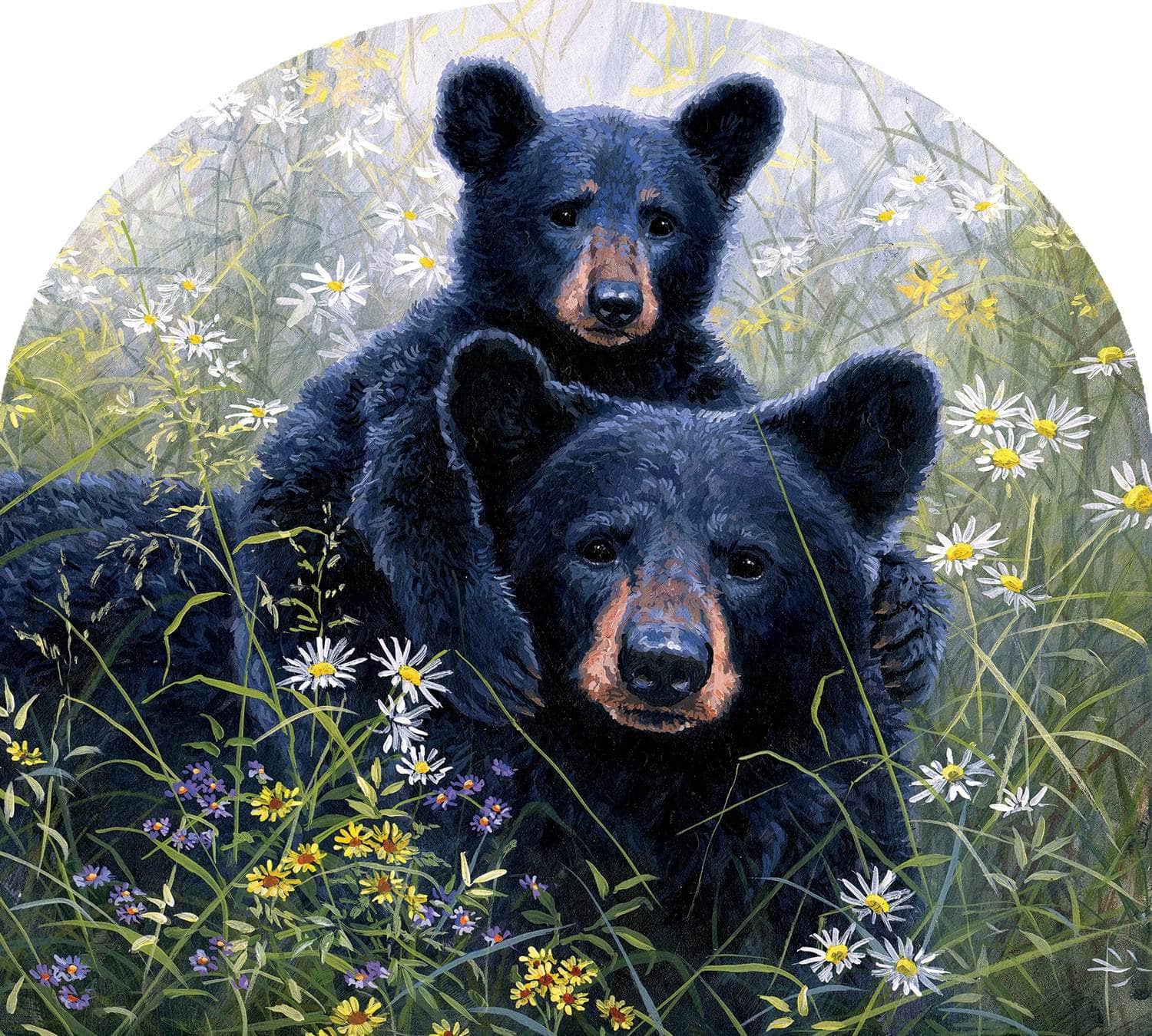 Black Bear Lookout Arbor Mate 9.25" x 7.5" PVC panel, durable and weatherproof, perfectly fits the Arbor Mate Holder for rustic outdoor décor.
