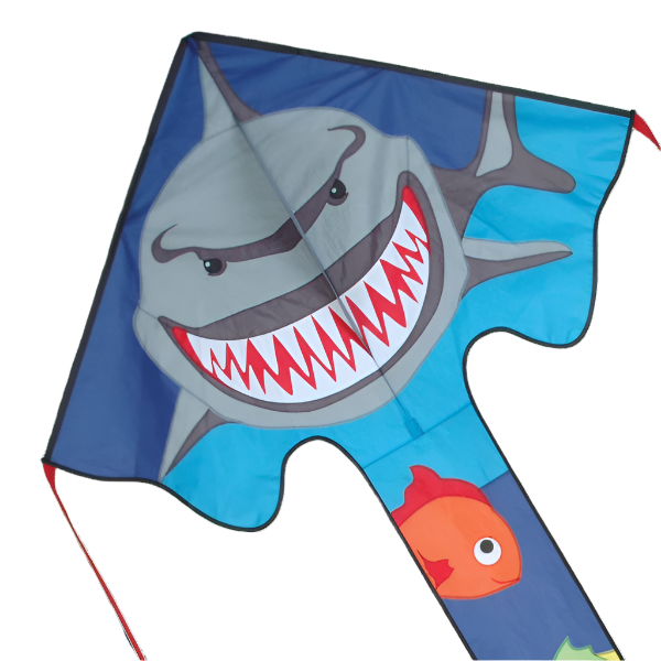 Large Easy Flyer Kite - Crusher with dynamic design, perfect for stable flying in winds from 5 to 18 mph.