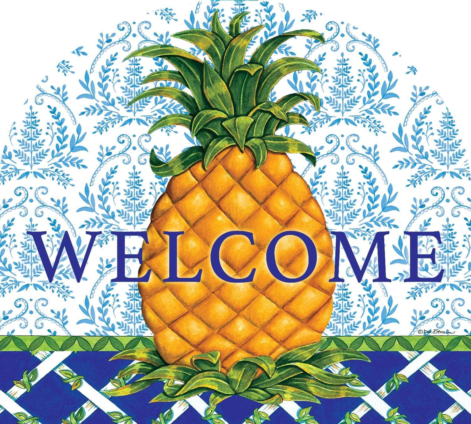 Elegant Pineapple Arbor Mate panel featuring a detailed pineapple design, crafted from durable PVC to bring tropical charm and elegance to your garden or outdoor space.