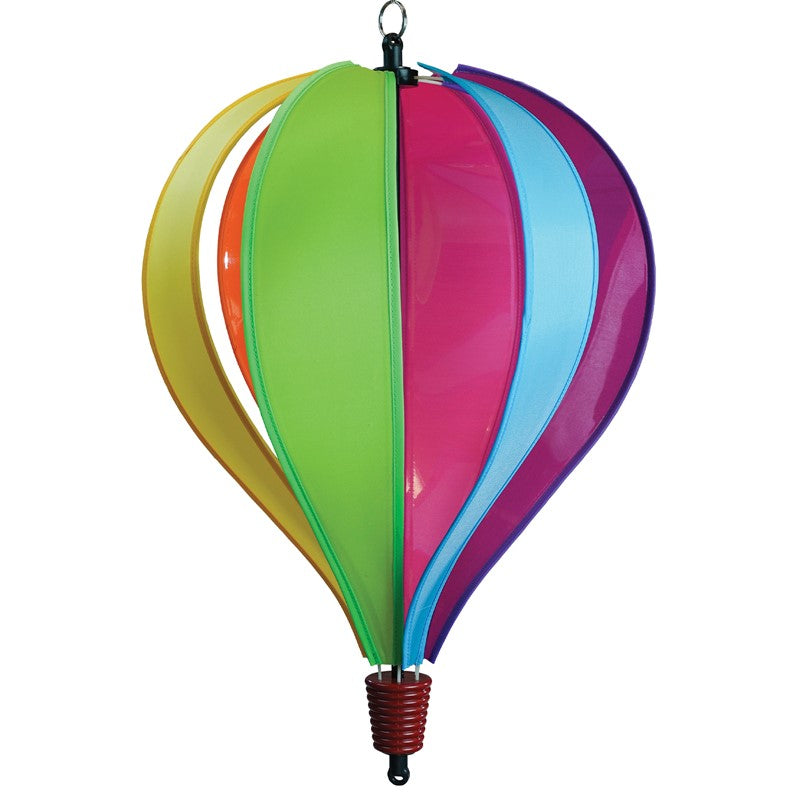 Fiesta 6-Panel Fabric Hot Air Balloon displayed on a white background, showcasing its vibrant and festive design.