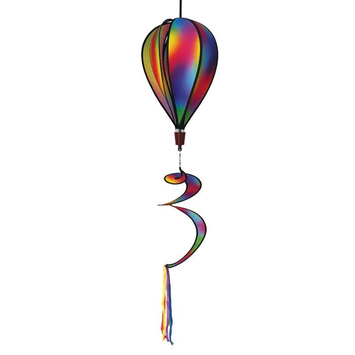 Jewel 6-Panel Hot Air Balloon on a white background, highlighting its vibrant jewel-toned design and sleek craftsmanship.