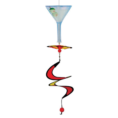 Mini Martini 5 O’Clock Drink Spinner on a white background, showcasing its playful cocktail-inspired design and vibrant colors.