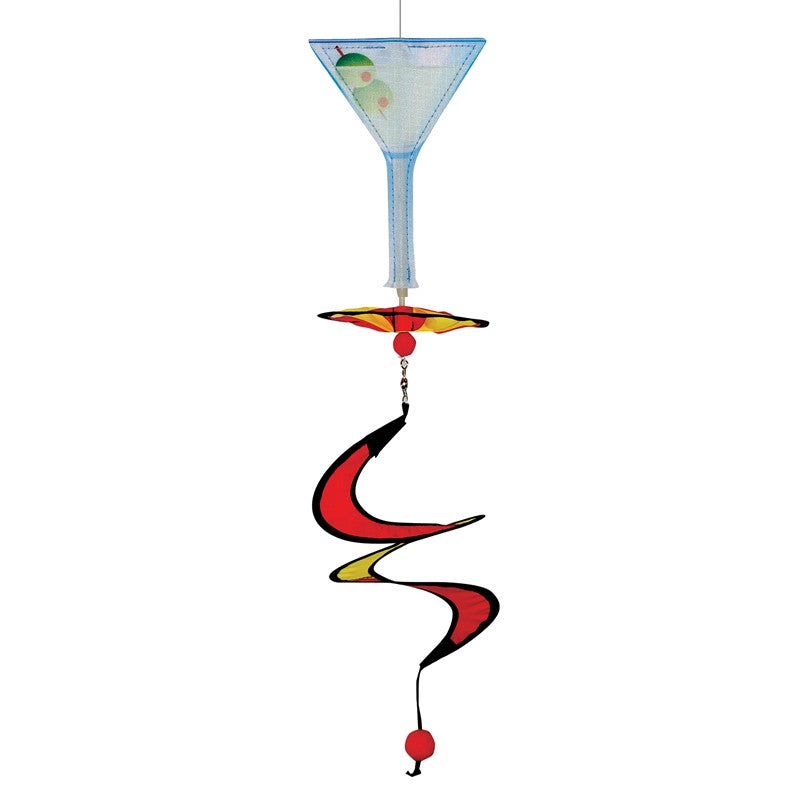 Mini Martini 5 O’Clock Drink Spinner on a white background, showcasing its playful cocktail-inspired design and vibrant colors.