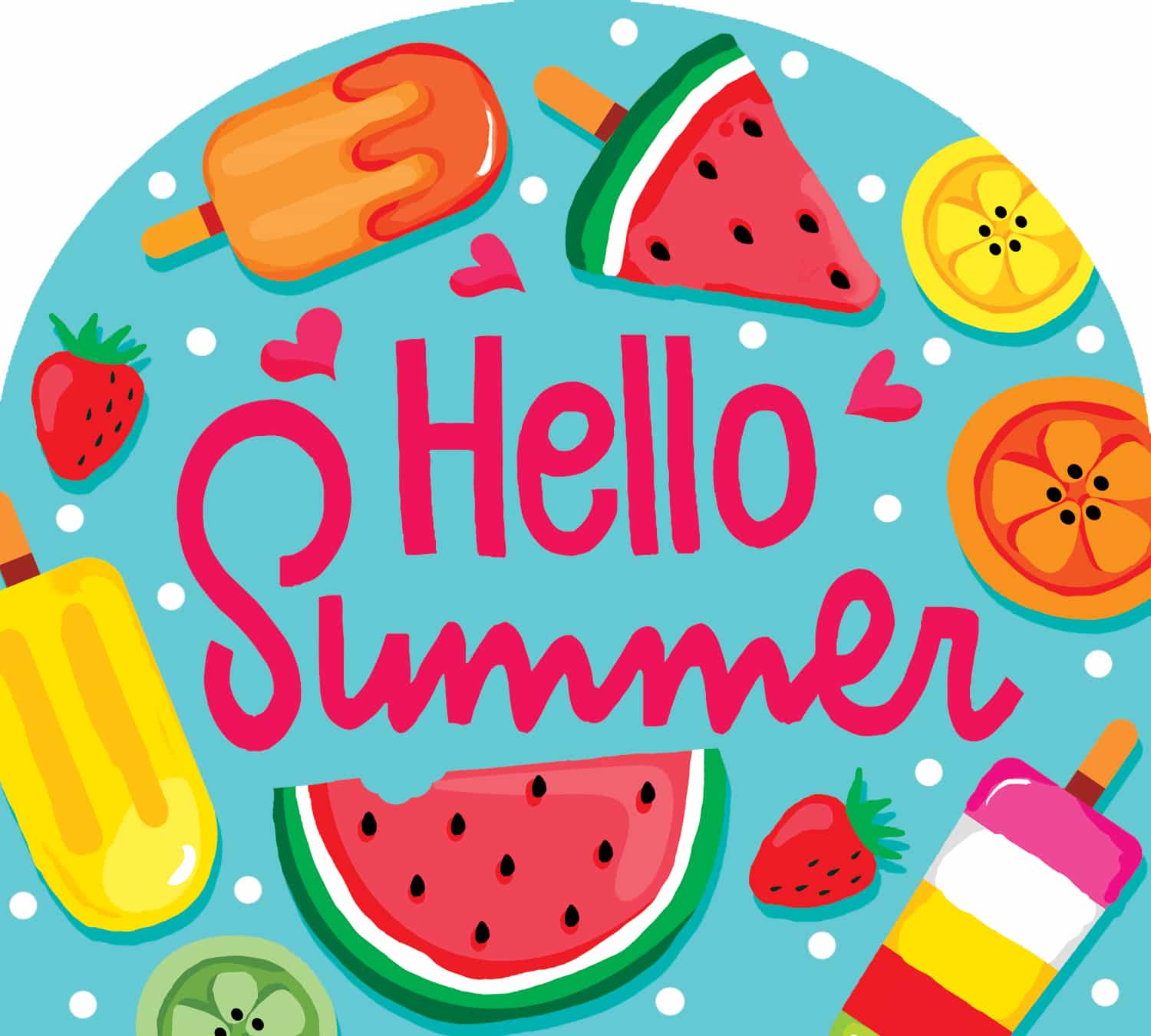 Popsicles-Arbor Mate panel featuring vibrant summer popsicles, crafted from durable PVC to bring fun and color to your seasonal outdoor decor.